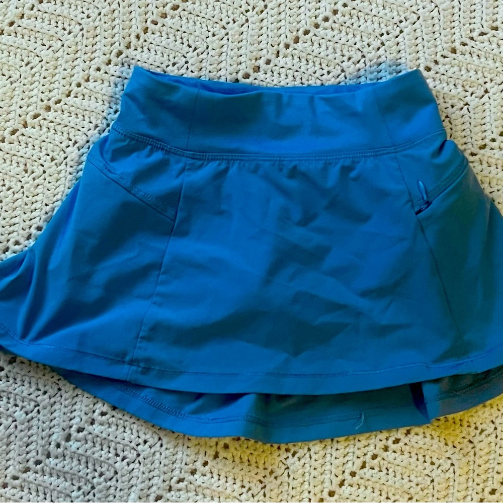 Girls All in Motion Skort Like New Blue XS 4 5
